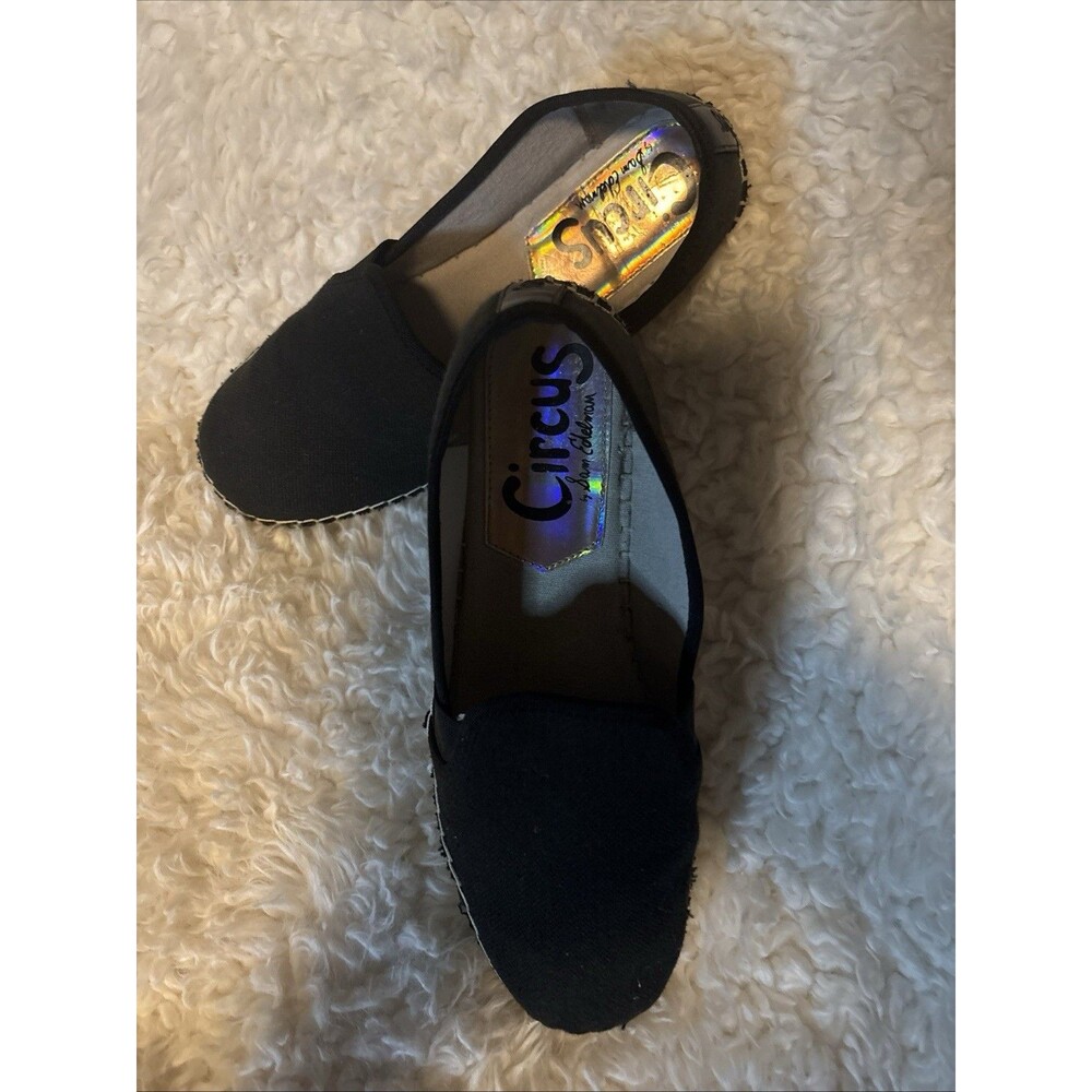 Circus Sam Edeleman Shoes Womens 9 Carrin Espadrille Black Slip On Comfort Low